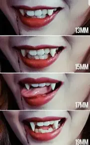 USA Vampire Fangs kit teeth custom fit free mold goth Halloween cosplay anime