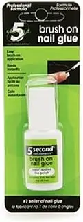 5 Second Nail Brush On Nail Glue, 6-Gram