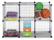 New Black Storage Cubes (Set of 6)