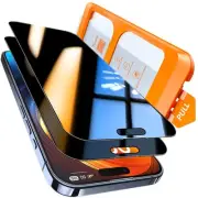 for iPhone 15 Privacy Screen Protector 9H+ Hardness Tempered Glass Full Cover...