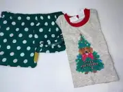 NEW WITH TAGS BABY PETER ALEXANDER CHRISTMAS DACHSHUND PJ SET WITH BAG 3 - 6 M