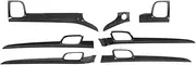 YJVVWQVF Center Console Door Inner Grab Handle Decoration Compatible for Jeep Grand Cherokee 2011-2023 Car Interior Accessories Cover Trim Stickers(Right-Carbon Fiber)
