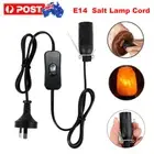 E14 Power Cord 1.8m Cable Holder For Himalayan Salt Lamp Blub With On Off Button