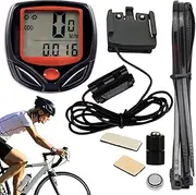 Bike Speedometer - Bike Mileage | 20 Multifunctional, Real Waterproof Bike Speedometer, Wireless Cycling Computer, Bicycle Odometer