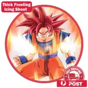 Dragon Ball Edible Image Cake Topper Round Frosting Icing Party Decoration