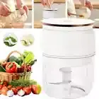 NEW Electric Chopper Cutter Multi-Purpose Onion Garlic Food Dicer Charging Cable