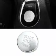 For BMW 3 4 Series GT 2013-2019 Matte Silver One-Click Startup Switch Frame Trim (for: BMW)