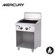 Mercury Gas 2 'U' Shape Burners Griddle 610 X 510 mm On Stand MCN-24-FR