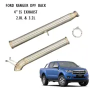 Exhaust to fit Ford PX Rangers 16-21 3.2L & 2.0L 4" DPF Exhaust Stainless Steel (for: Ford)
