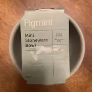 Figmint Mini Stoneware Bowl Green Microwave Safe. New ! Dishwasher Safe !