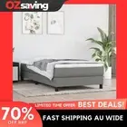 Pocket Spring Bed Mattress Super Single 107x203x20cm Dark Grey Foam Fabric 7902