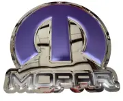 Mopar Omega M Logo Emblem Metal Sign - Licensed (17"x17")