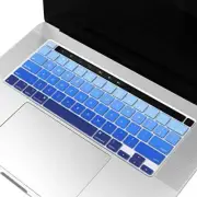 Keyboard Cover Skin for MacBook Pro 13 Inch 2022 2021 2020(Ombre Blue)