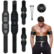 Abdominal EMS Muscle Stimulator Belt Electric ABS Fitness Toning Trainer Sticker