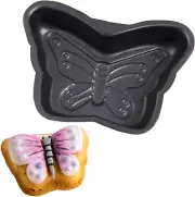 Easter Butterfly Mini Cake Pan Pie Mold, 5.3 Inch Cake Tin with Non Stick Coatin