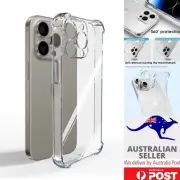 For iPhone 16e 15 Pro Max Case Ultra Thin Clear Soft Silicone Shockproof Cover