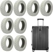 [Generic] Luggage Wheel Protector,Waterproof Suitcase Wheel Cover - Protector Covers for Carry-on Luggage Wheels and Chair Wheels, 8X Waterproof Luggage Covers