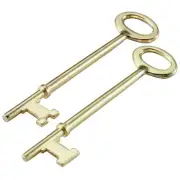 Lucky Line Zinc Skeleton Key, (2-Pack) 87202 Lucky Line 87202 085721872020