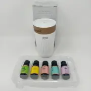 Luialife Ultrasonic Aromatherapy Car Diffuser With 6 Pack Of Essential Oils