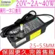 LENOVO 聯想 20V 2A 40W 適用 Toshiba NB200 NB200-002 NB200-10Z NB200-11H NB200-123 NB200-125 NB200-126