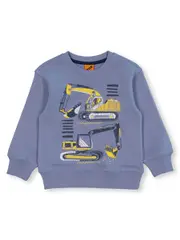 Toddler Boys Fleece Sweat Top 6 TEMPEST (DIGGER)