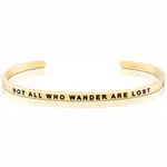 MANTRABAND NOT ALL WHO WANDER ARE LOST 金手環