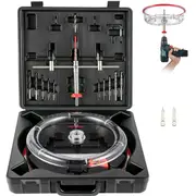 Adjustable Hole Saw Cutter Kit with Dust Shield for 1-5/8" to 8" Holes