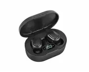 Auriculares Bluetooth True Wireless E7S Fone de Ouvuído 5.0 Compatível com Tela Led Grande Capacidade de Carregamento 300 Mah Preto