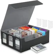 Card Deck Case for Trading Cards, Mtg Trading Card Storage Box, TCG Card Case fits Ocg Ptg Magic Game Cards Sport Cards