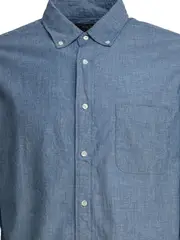 [Beams Plus] Beams Plus-Shirt With Button-Down Collar Shirts Blu-Uomo S