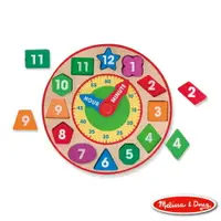 在飛比找樂天市場購物網優惠-《 美國 Melissa & Doug 》益智-形狀積木時鐘