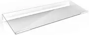 Richboom Clear Acrylic Tilted Computer Keyboard Holder for Easy Ergonomic Typing, Upgraded Version, Keyboard Stand with Silicone Anti-Slip Case for Office Desk, Home, School, Clear