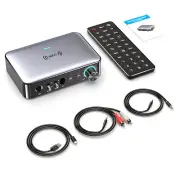 1*Bluetooth 5.1 Audio Receiver Transmitter NFC AUX Mic HIFI Wireless Adapter