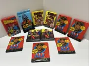 11 Non-Sports Vintage Wax Pack Lot. Factory Sealed. ALF, A-Team, Jaws, Etc NEW.