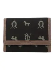 [PIERRE CARDIN] Bi-Fold Flap Wallet in Black