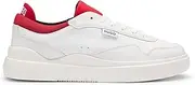 [HUGO] Mens Blake Tenn Leather Lace-Up Sneakers with Coloured Details Size