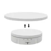 2 In 1 Charging Turntable Rotary Jewelry Live Shooting Display Stand, Color: Whi