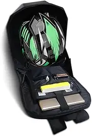 Motorcycle Backpack, Motorcycle Riding Backpack With LED Display, LED Backpack With DIY Programmable Full Color Screen, Waterproof Storage Daypack Helmet Bag for Riding