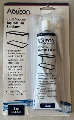 Aqueon 100% Silicone Aquarium Sealant 3oz