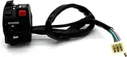 22mm Left Motorcycle Electric Start Switch Horn Turn Signals Indicator Far Near Light Button for ATV Quad Dirt Bike