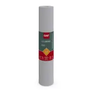 GAF Building Materials Mildew Resistant Felt Underlayment Smooth Metal White