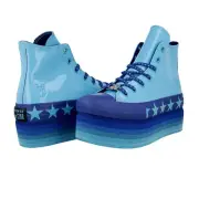Women's Converse Miley Cyrus x Chuck Taylor AS Lift Hi, 563724C Size 5 Blue