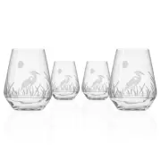 Heron 17 Oz. Stemless Wine Glass (Set of 4)