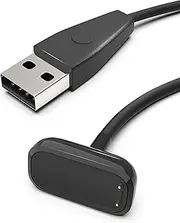 Sinoacc 3.3ft (with Reset Button) Charger for Fitbit Charge 6/Charge 5/Luxe Smartwatch Charger USB Magnetic Wireless Fast Charging Cable Cord for Charge 5/Luxe/Charge 6 Fitness & Health Tracker