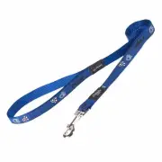 Rogz Fancy Dress Lead - Navy Paw MED