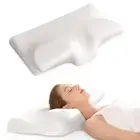 Cervical Memory Foam Pillow, Certipur-Us Certification, for Side Back & Stomach