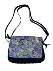 NWT Vera Bradley HANGING AROUND PURPLE SLOTH Convertible Flap Crossbody Purse