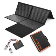 VoltX 200W Folding Solar Panel Kit Portable Camping + MPPT Solar Controller Charging USB