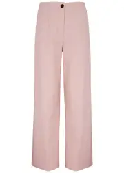 Skall Studio Harrison Wide-leg Cotton Trousers - Pink - 38 (UK10 / S) 38 (UK10 / S)