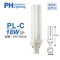 在飛比找ETMall東森購物網優惠-3入 【PHILIPS飛利浦】 PL-C 18W 840 冷